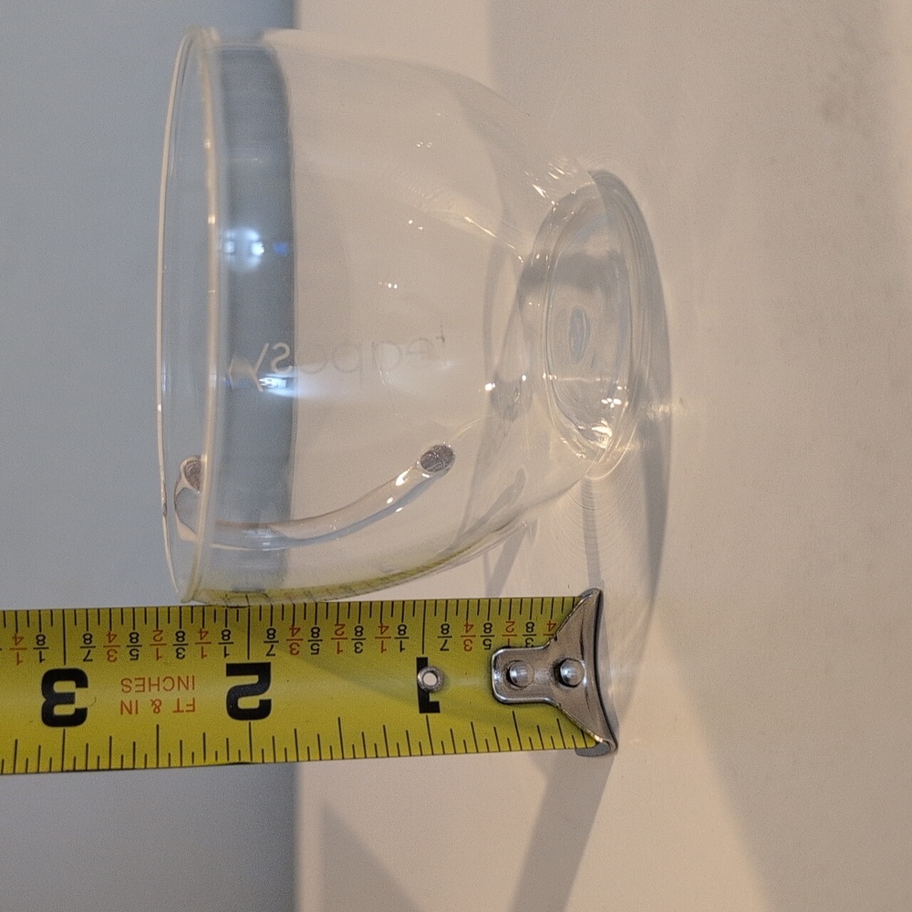 Teaposy 6 Ounce Glass Tea Cup And Saucer New With Original Box 2006 Edition. - Picture 6 of 16